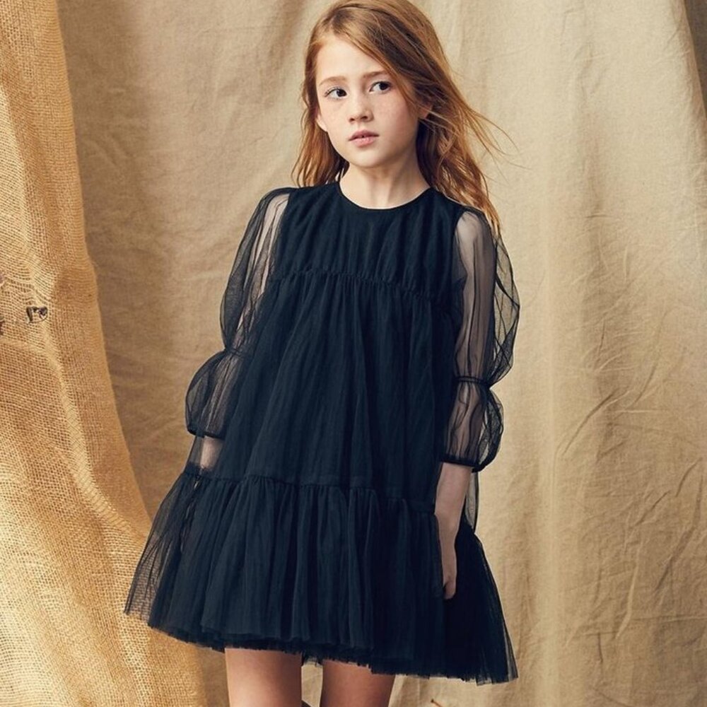 Nellystella Alice Dress in Black Sizes 4, 8, 10